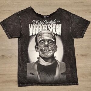 Hot Topic Universal Original Horror Show Frankenstein Shirt Men Size S Black